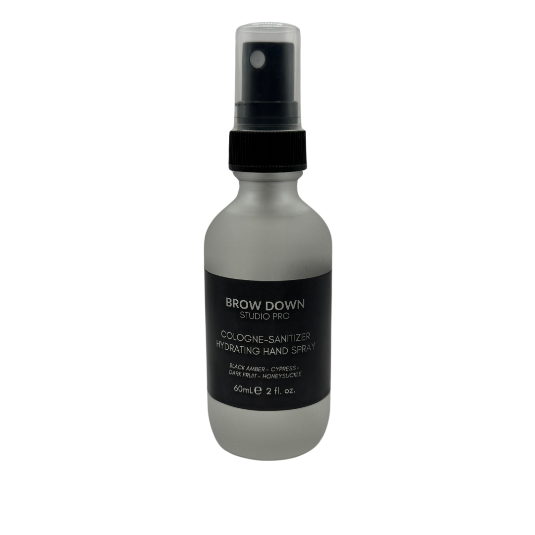 Cologne- Sanitizer Hydrating Hand Sanitizer Spray 60ml | Brow Down